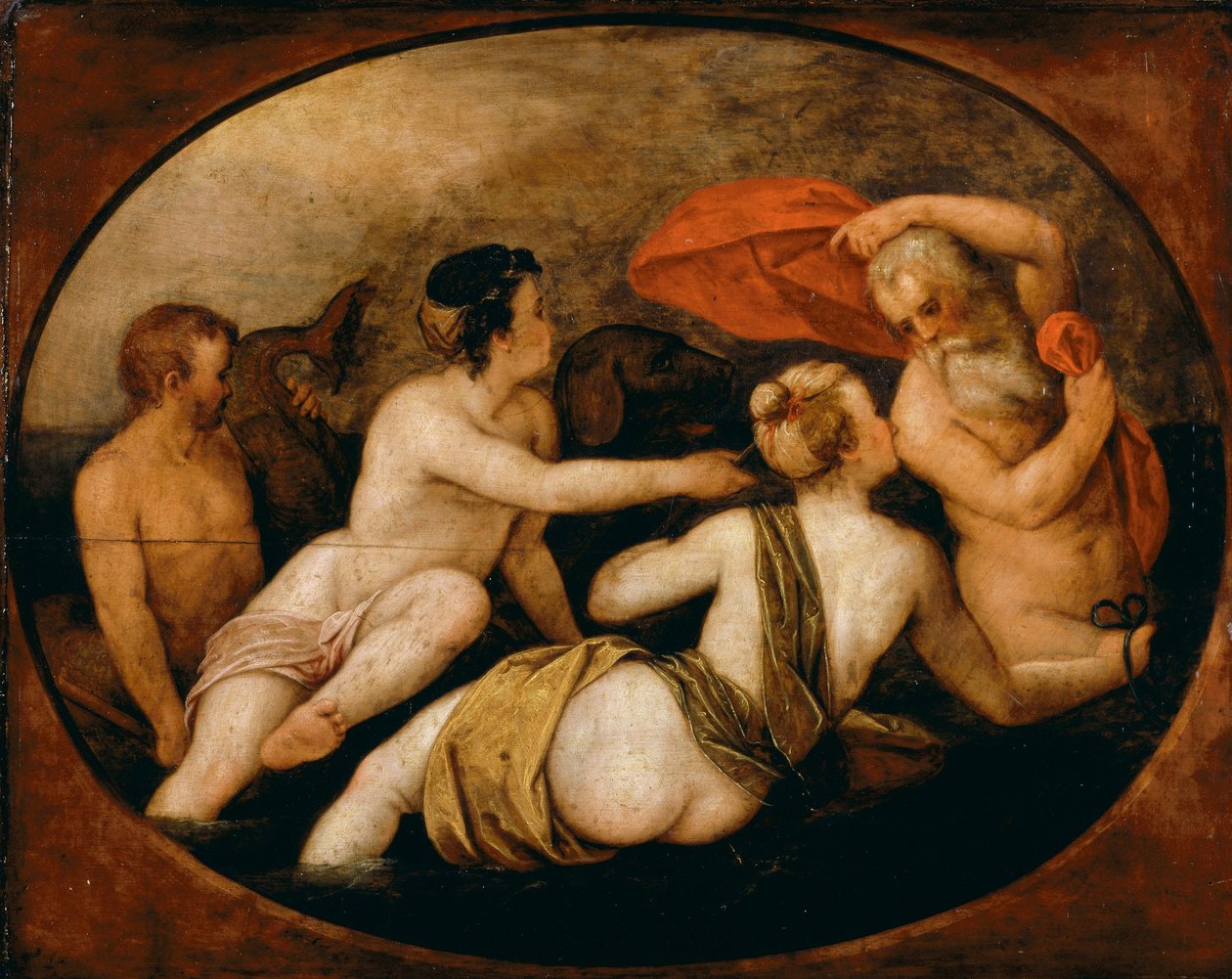 Tengeri istenségek alkotó: Frans Floris