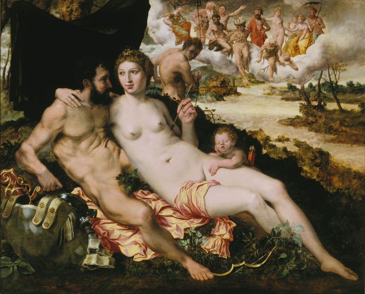 Vénusz és Mars alkotó: Frans Floris