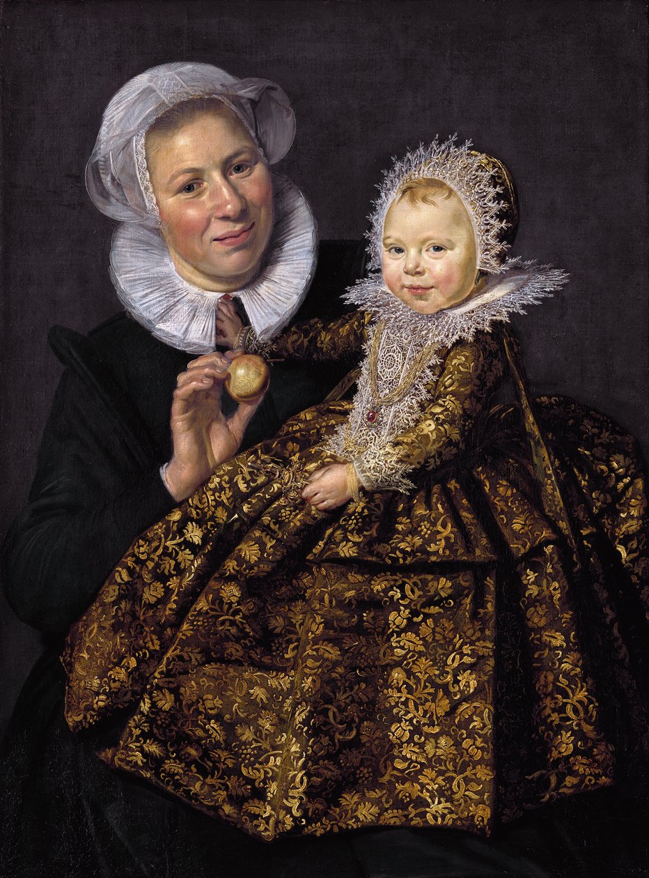 A nővér a gyerekkel alkotó: Frans Hals