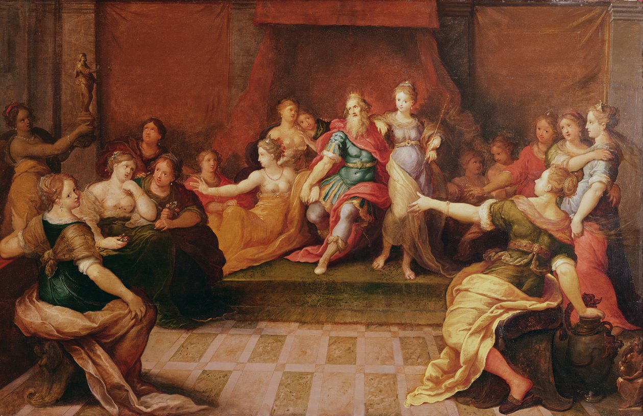 Salamon és női alkotó: Frans II Francken the Younger