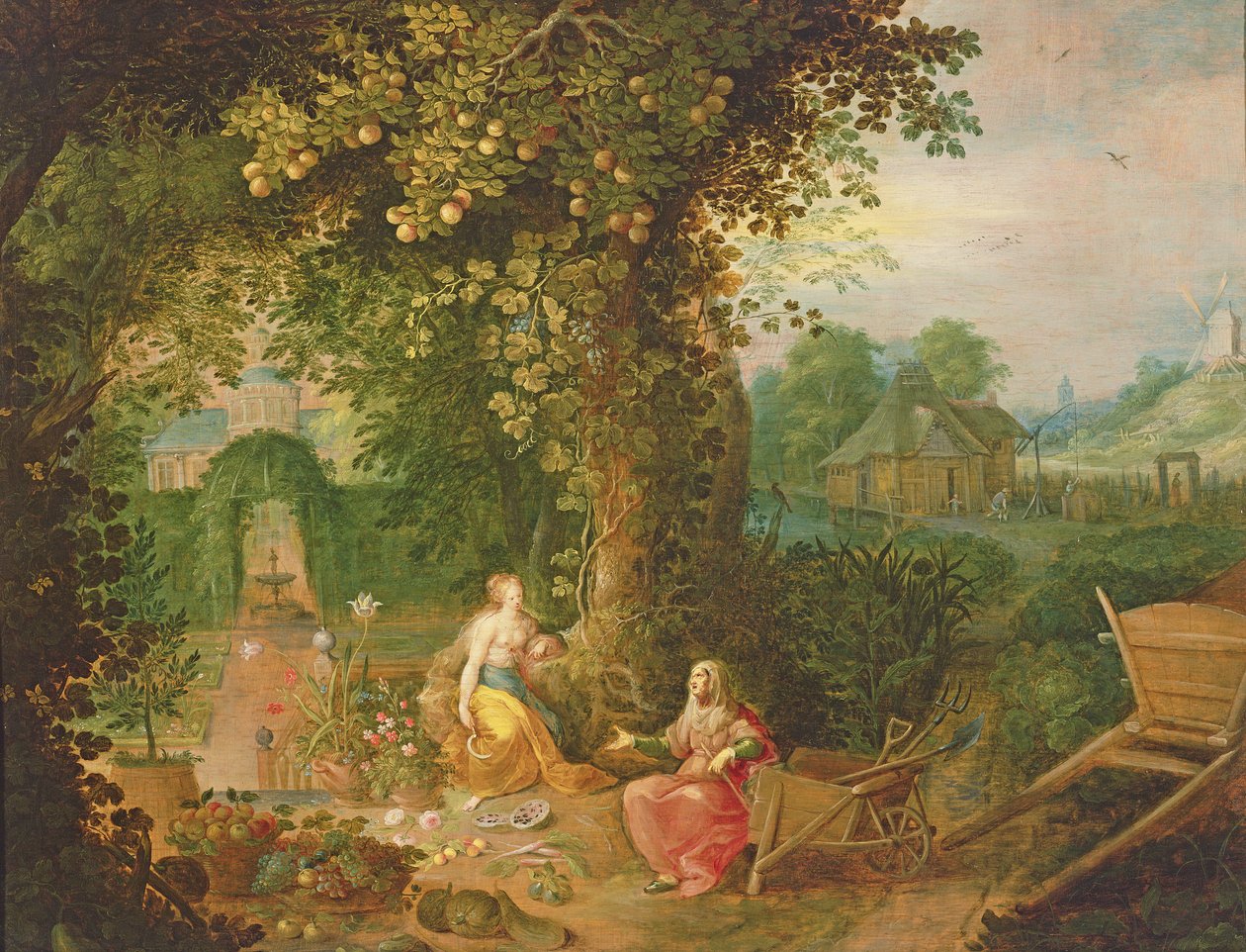 Vertumnus és Pomona alkotó: Frans II Francken the Younger