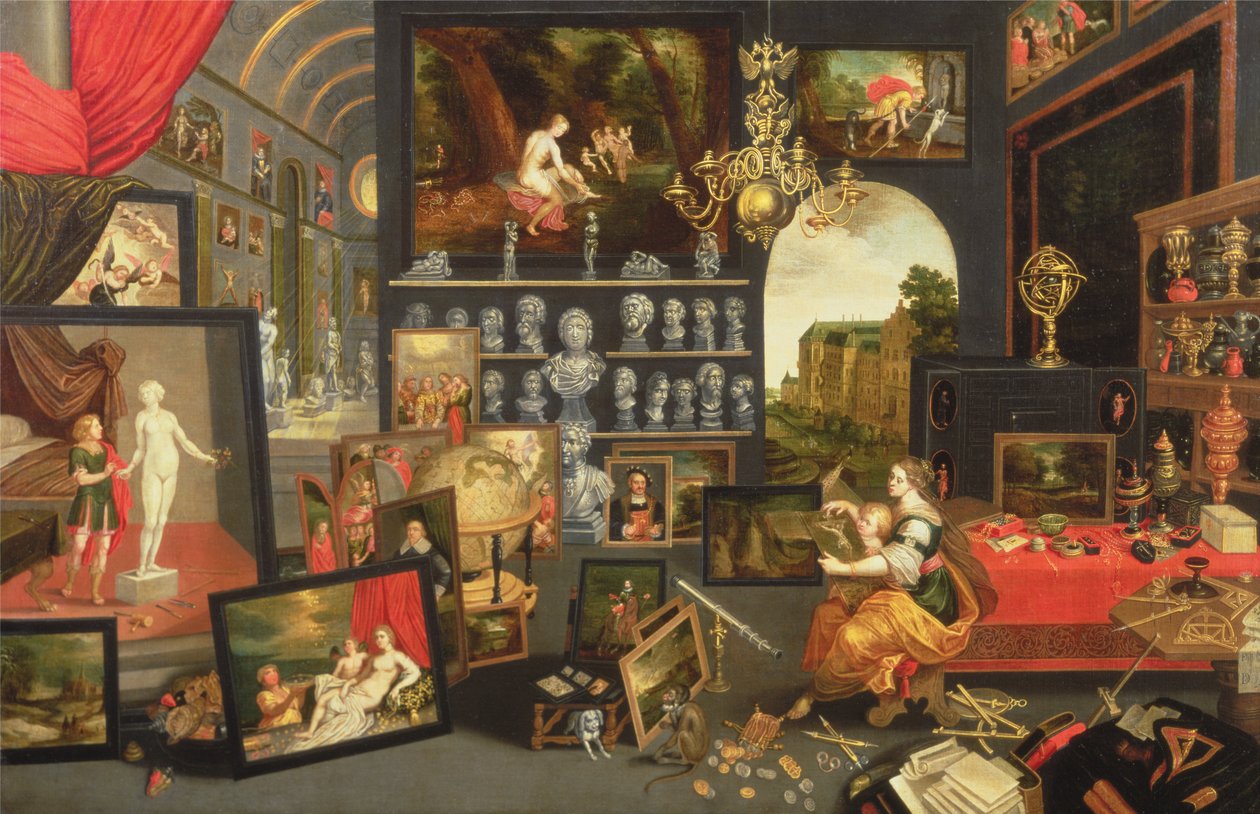 A liberális művészetek allegóriája alkotó: Frans III Francken
