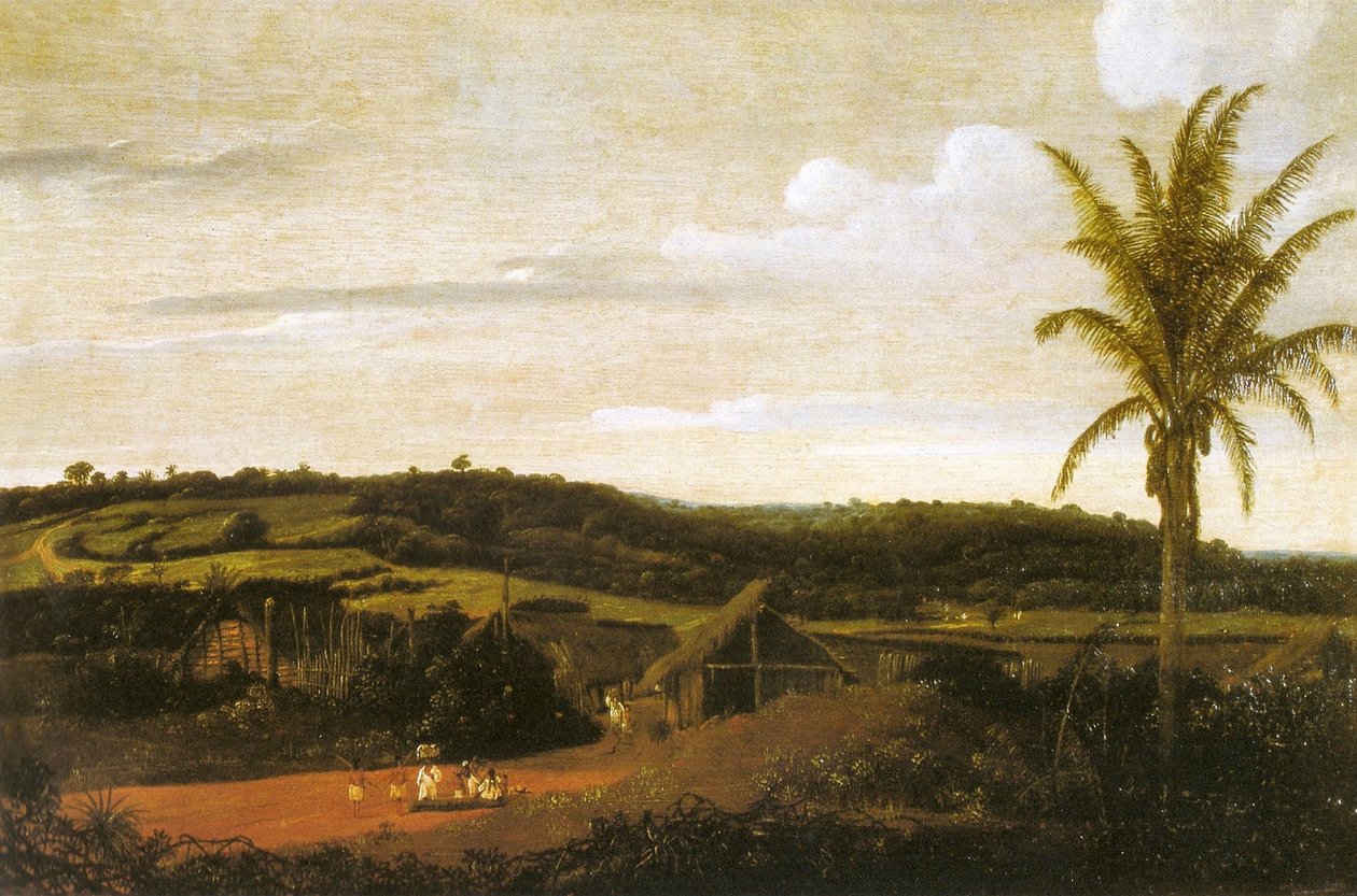 Kunyhók alkotó: Frans Post