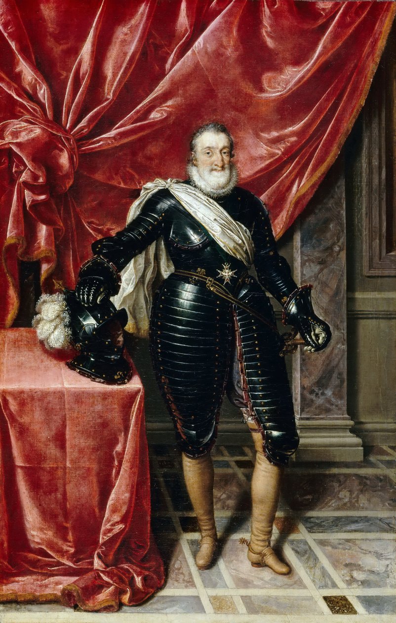 Henrik (1553-1610), francia király, páncélban alkotó: Frans Pourbus the Younger