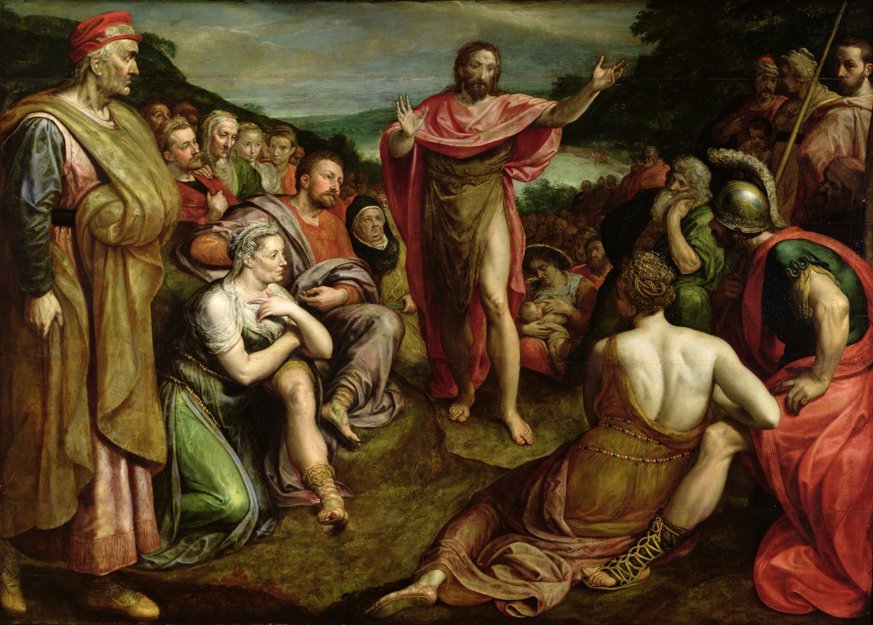 Keresztelő Szent János prédikációja alkotó: Frans Pourbus the Younger