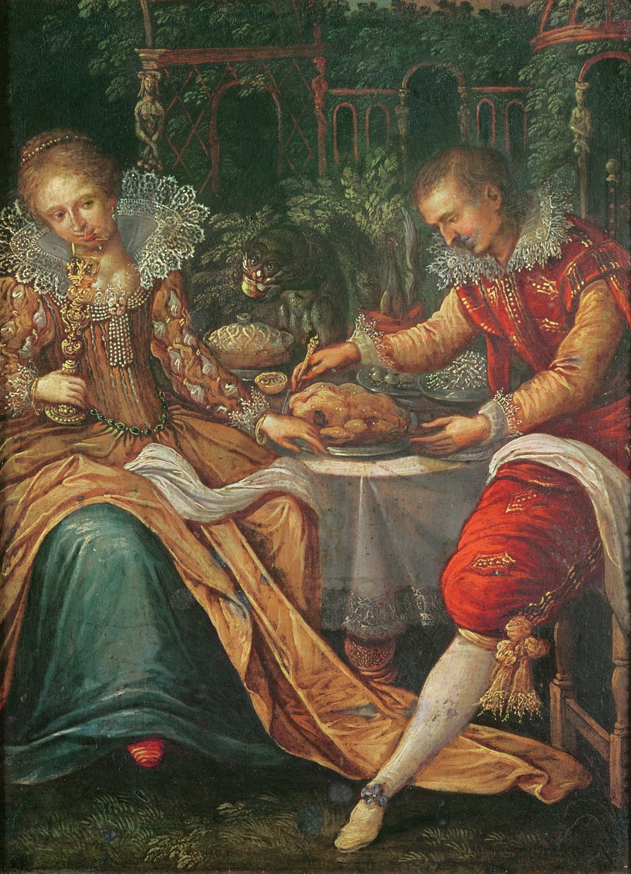 Az öt érzék: Ízlés alkotó: Frans Pourbus the Younger