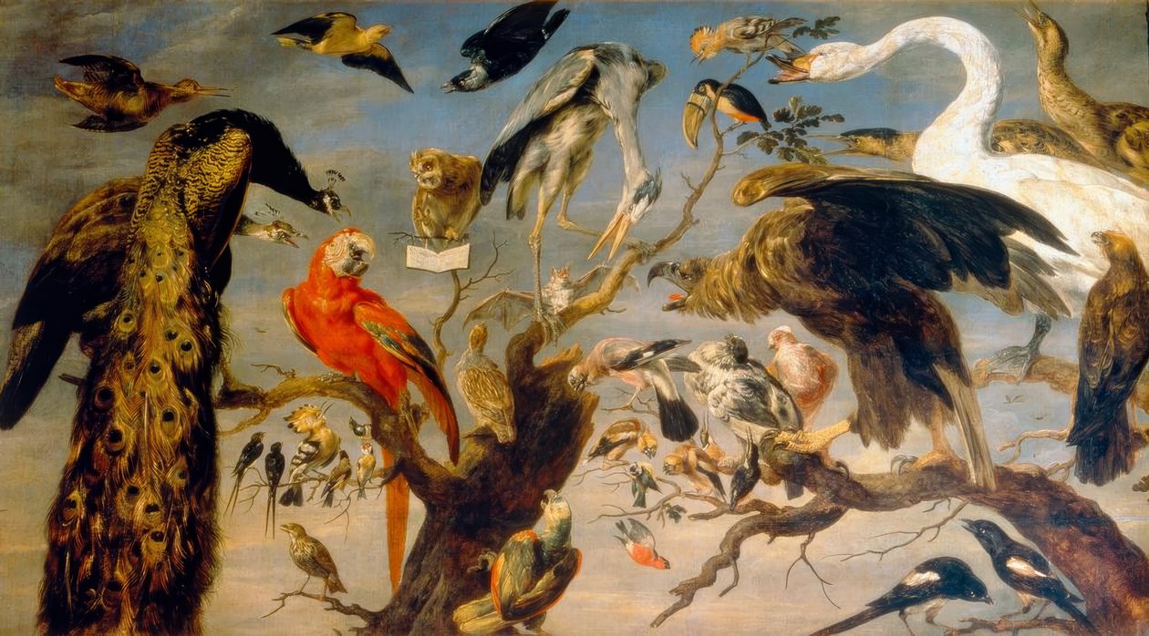 A madárkoncert alkotó: Frans Snyders or Snijders