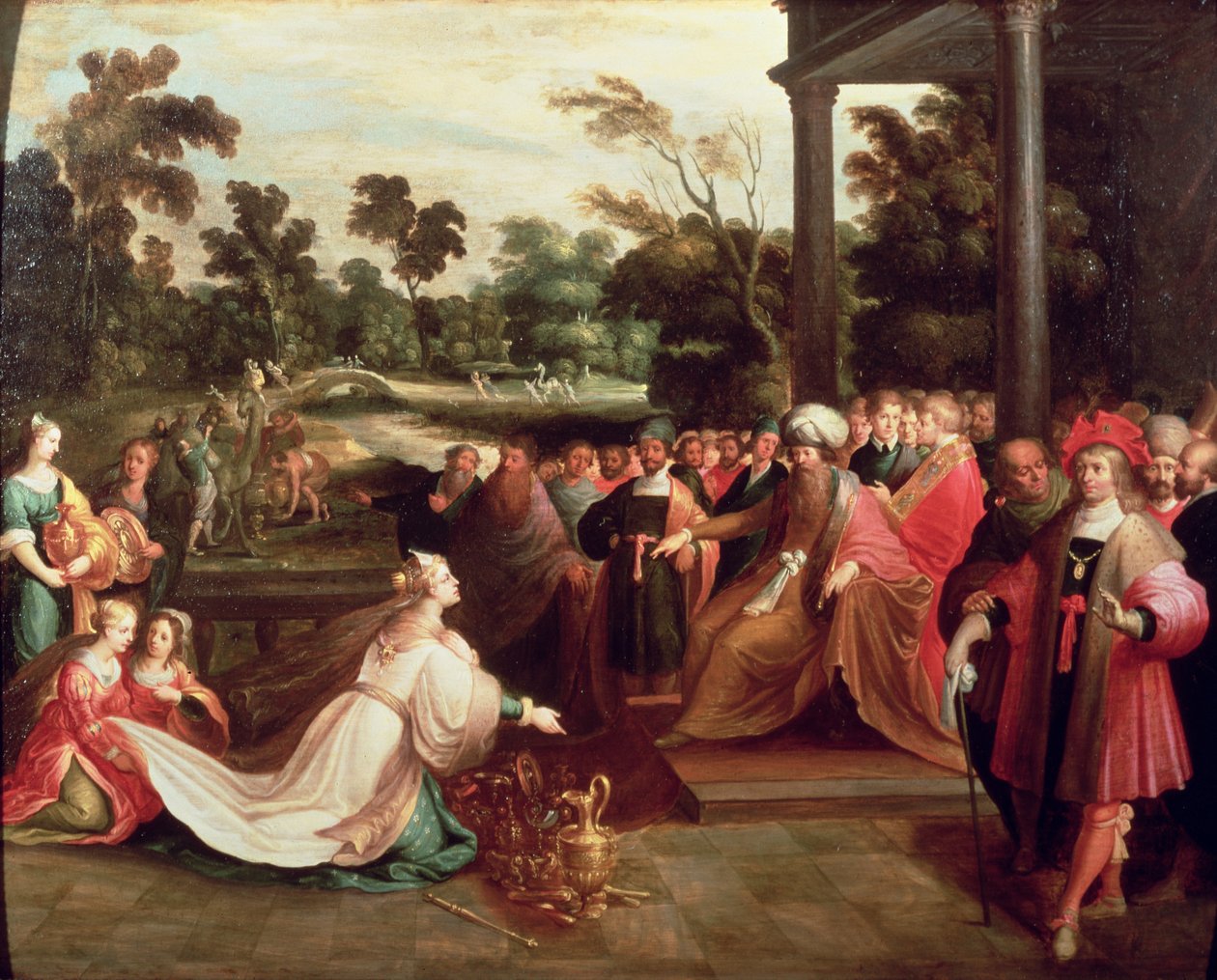 Salamon király és Sába királynője alkotó: Frans the Elder Francken