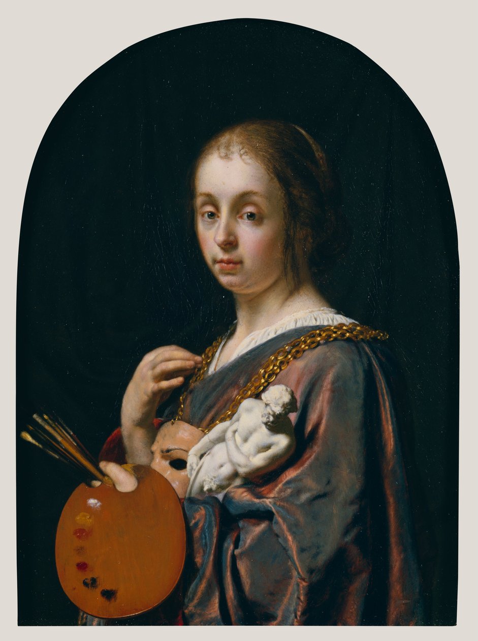 Pictura (A festészet allegóriája) alkotó: Frans van Mieris