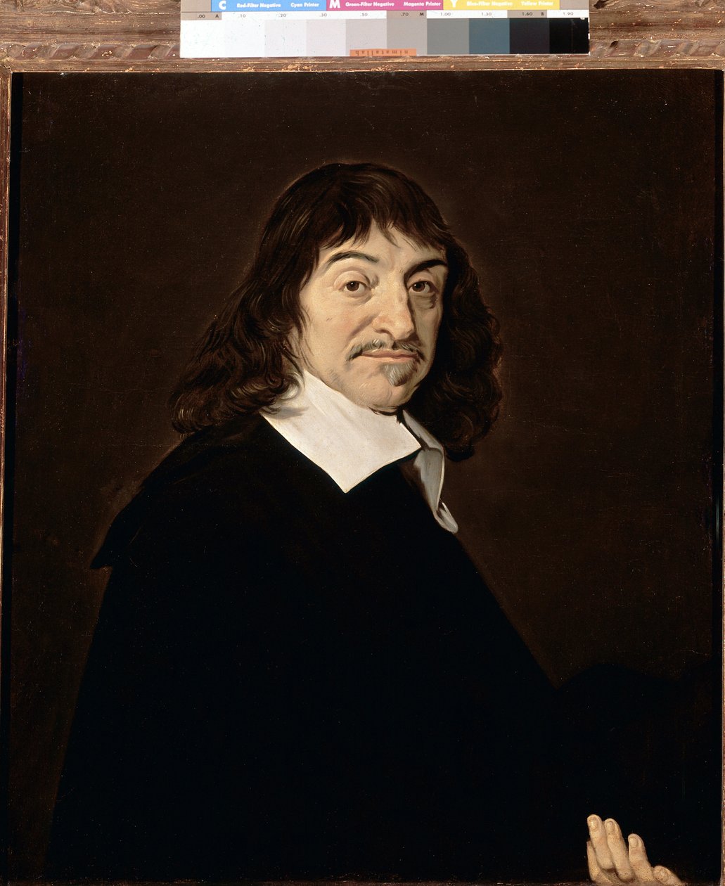 Rene Descartes, francia filozófus portréja alkotó: Frans (after) Hals