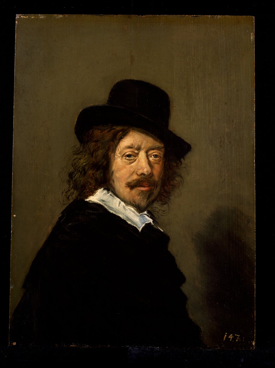 A művész portréja, 1650 körül (olaj, fa) alkotó: Frans (after) Hals