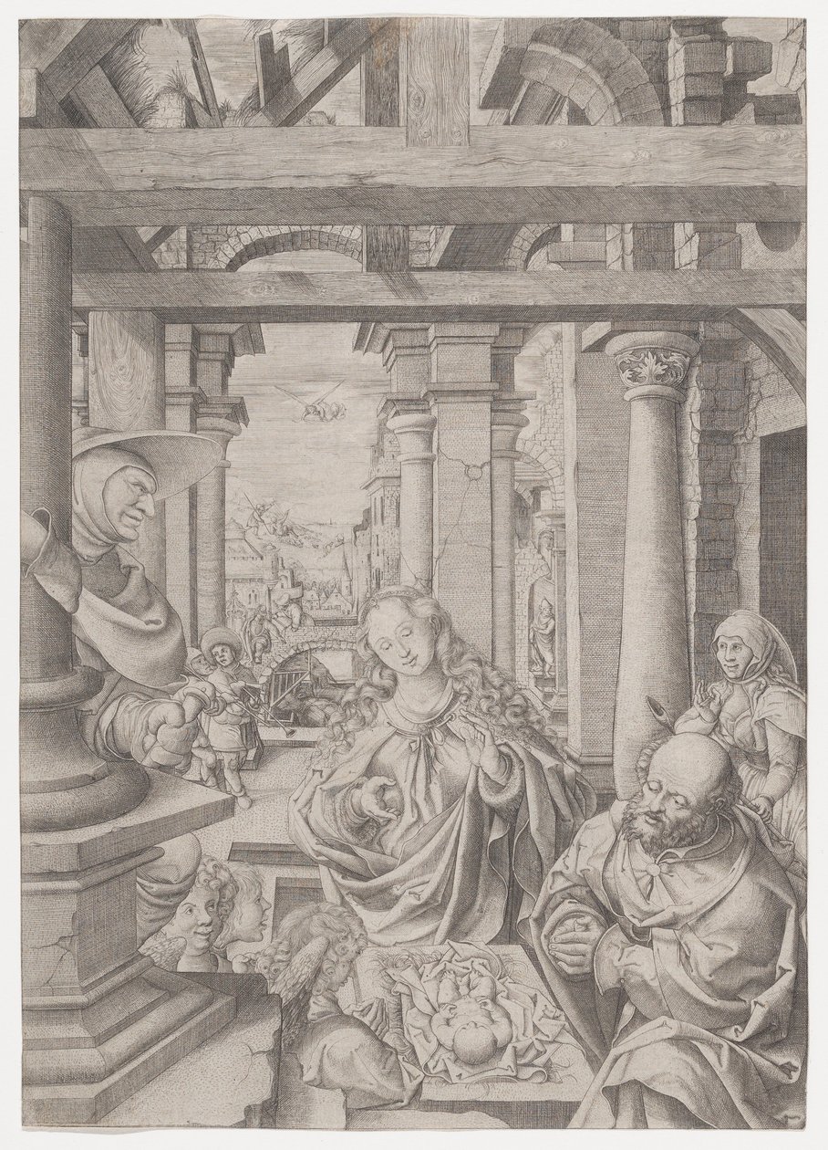 A Pásztorok imádása, kb. 1522-25. alkotó: Frans Crabbe van Espleghem
