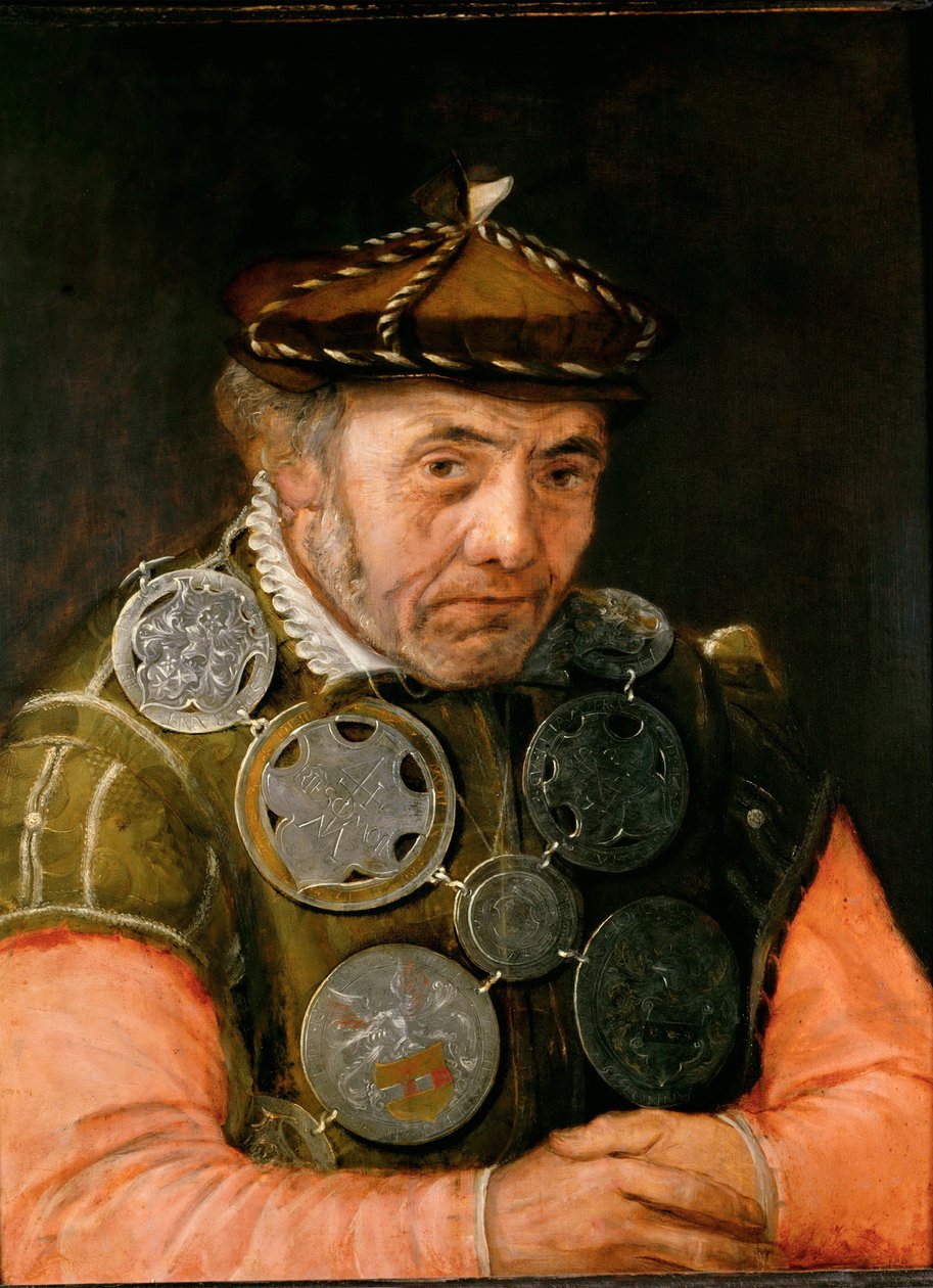 Egy céhtiszt portréja – Frans Floris, az idősebb (1519-1570). Olaj, fa, c. 1565. Mérete : 63,7x49,2 cm. Művészettörténeti Múzeum, Vienne alkotó: Frans Floris