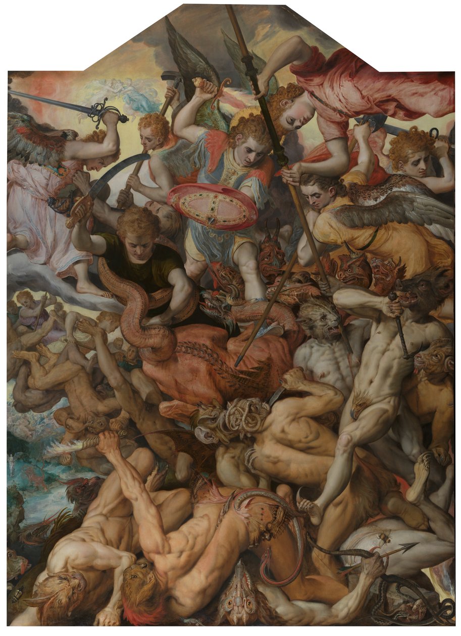 A lázadó angyalok bukása alkotó: Frans Floris