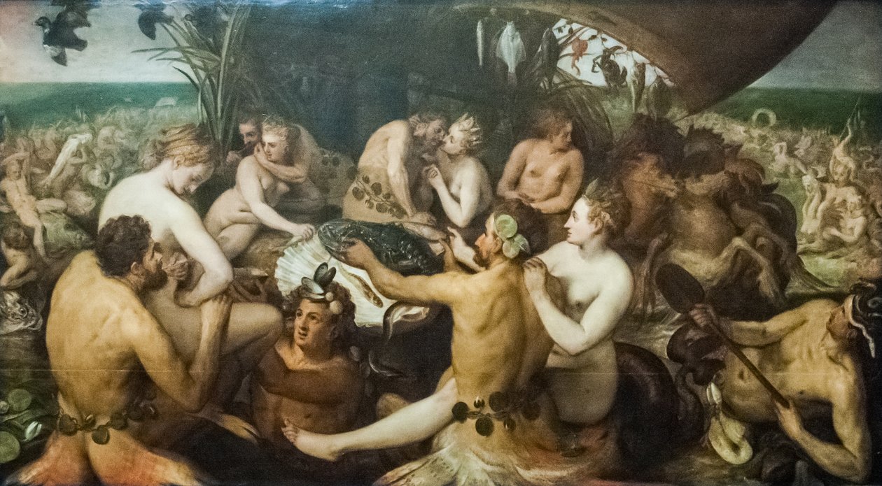 Svédül: Havsgudarnas högtid A tengeri istenek ünnepe alkotó: Frans Floris I