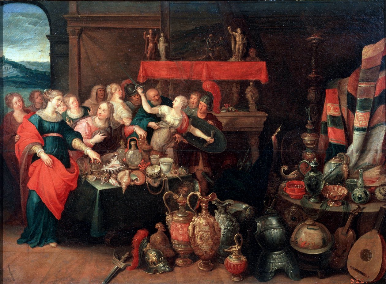 „Achilles elismert”, 1620-as évek. alkotó: Frans Francken II