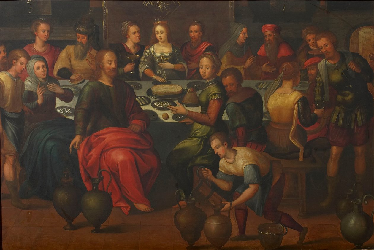 Esküvő Kánában. alkotó: Frans Francken the Elder