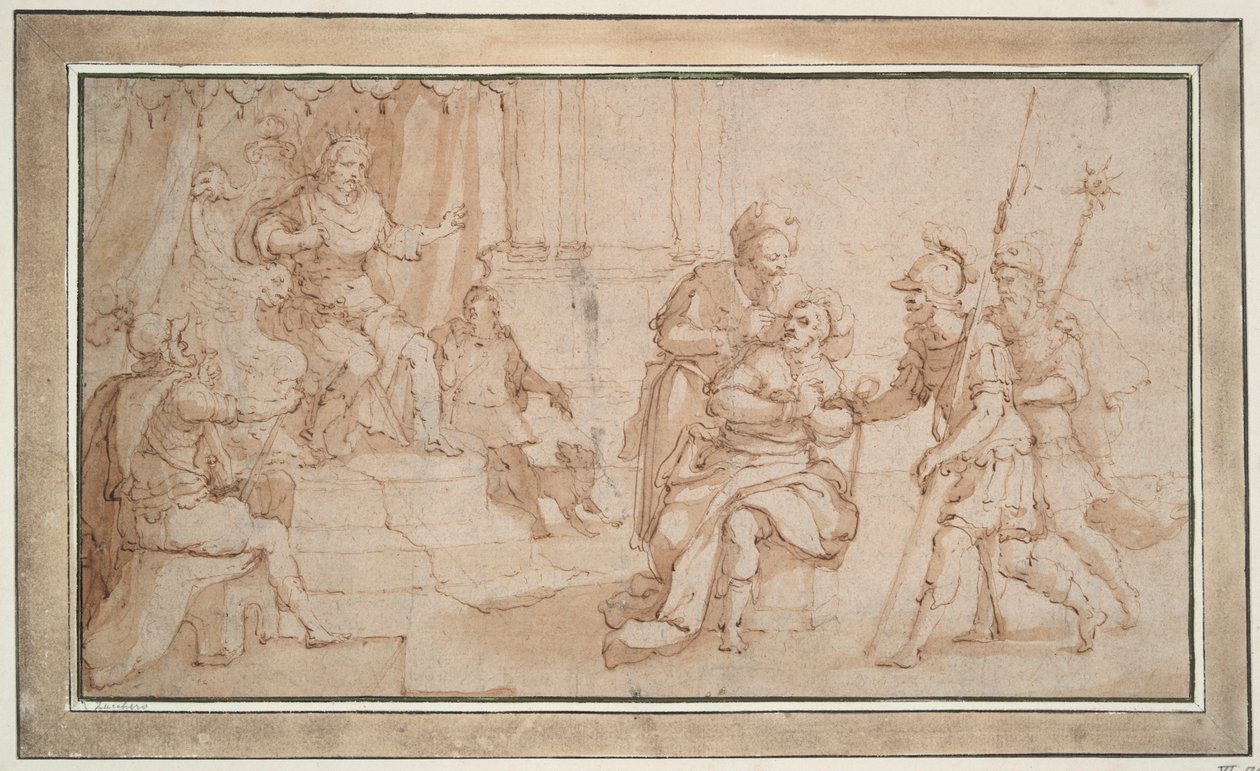 Locri Zaleucus megvakítása alkotó: Frans Francken the Younger