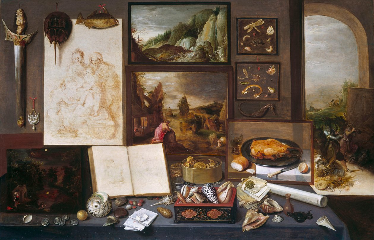 Egy gyűjtő kabinetje alkotó: Frans Francken the Younger