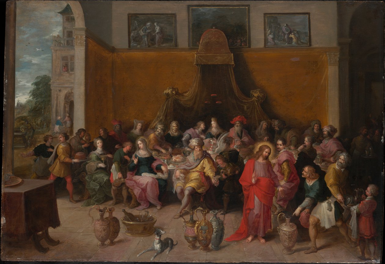 Házasság Kánában alkotó: Frans Francken the Younger