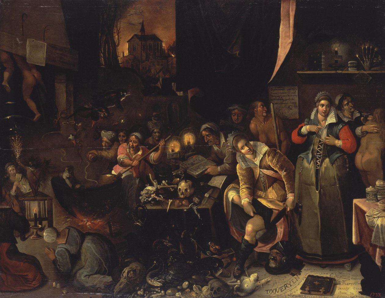 A Boszorkánykonyha, 1606 alkotó: Frans Francken the Younger