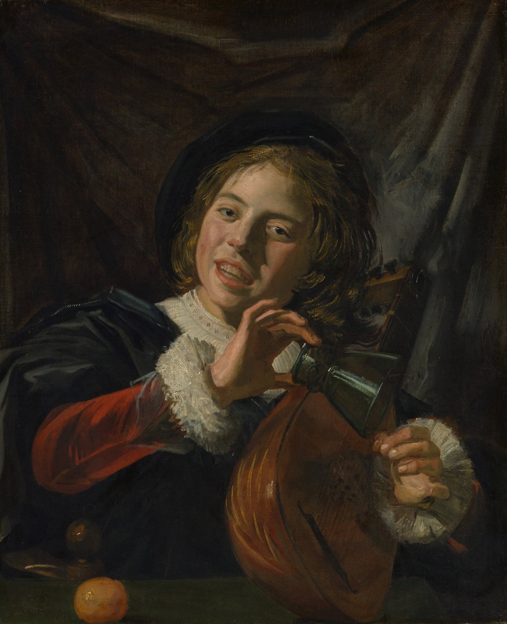 Fiú lanttal, 1625 körül (olaj, vászon) alkotó: Frans Hals