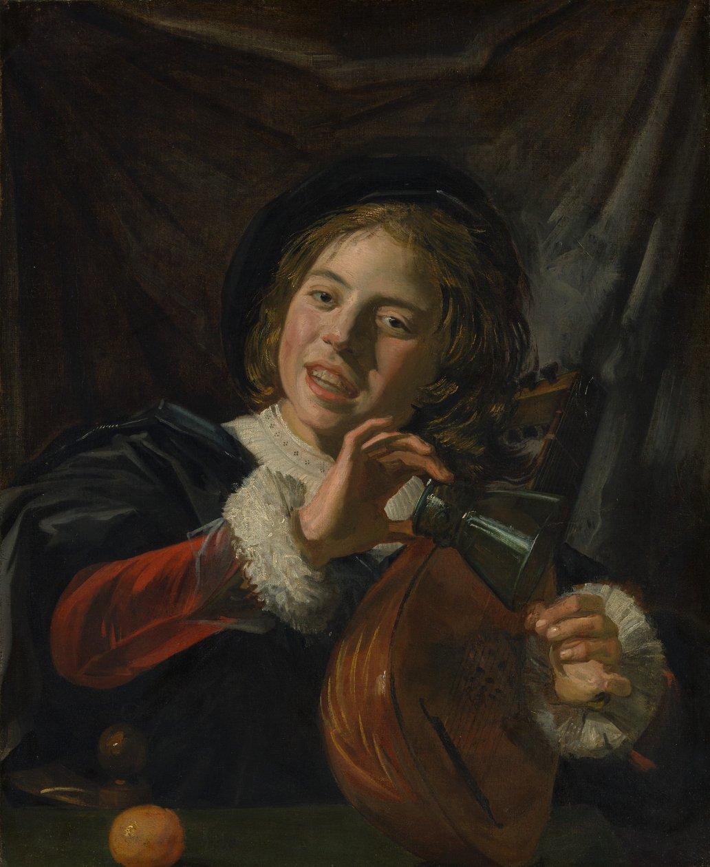 Fiú lanttal, kb. 1625. alkotó: Frans Hals