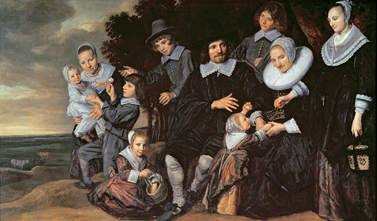 Családi csoport egy tájban, 1647-50 körül alkotó: Frans Hals