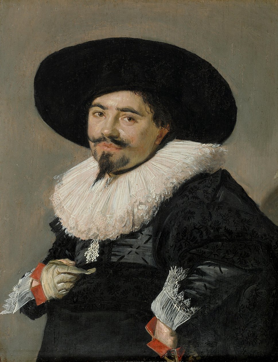 Német: Bildnis eines Mannes Egy férfi arcképe, valószínűleg Palamedes alkotó: Frans Hals