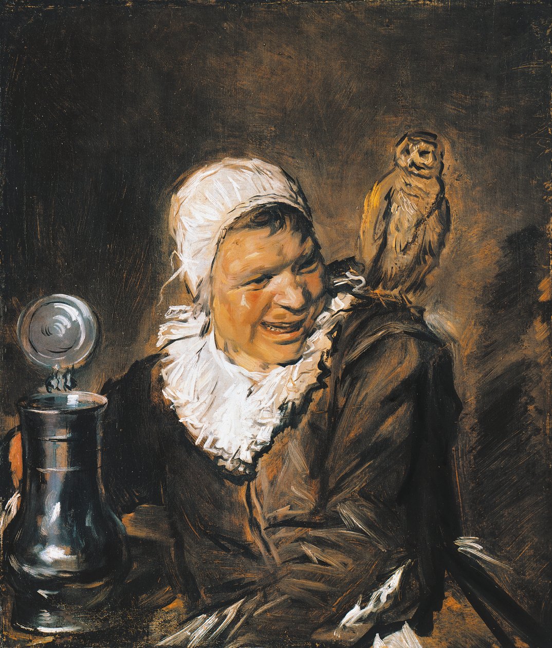 Malle Babbe (haarlemi boszorkány) alkotó: Frans Hals