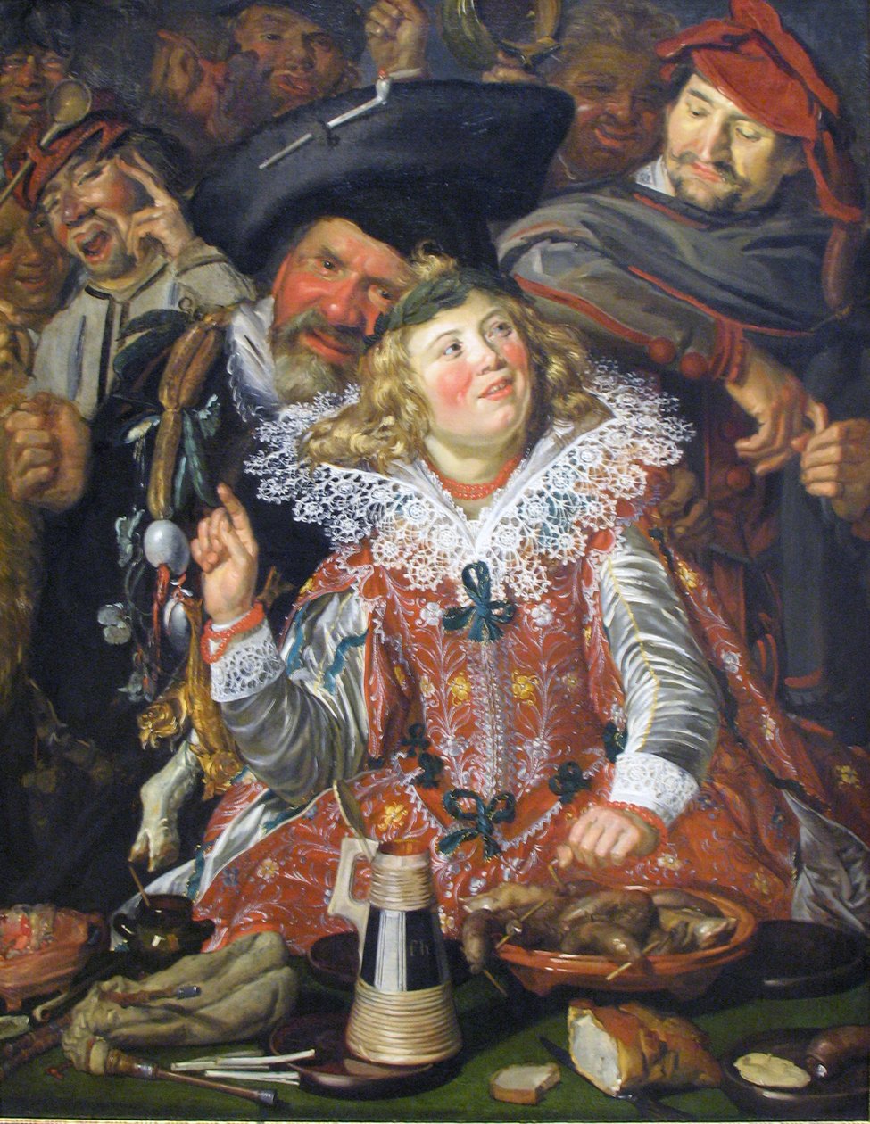 Merrymakers at Shrovetide alkotó: Frans Hals