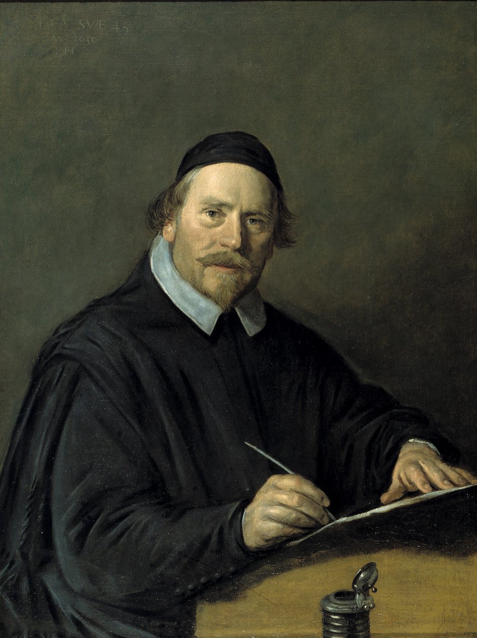 Nicolaas Stenius vagy Nicolaas van der Steen, Akersloot katolikus lelkésze 1650-ben. alkotó: Frans Hals