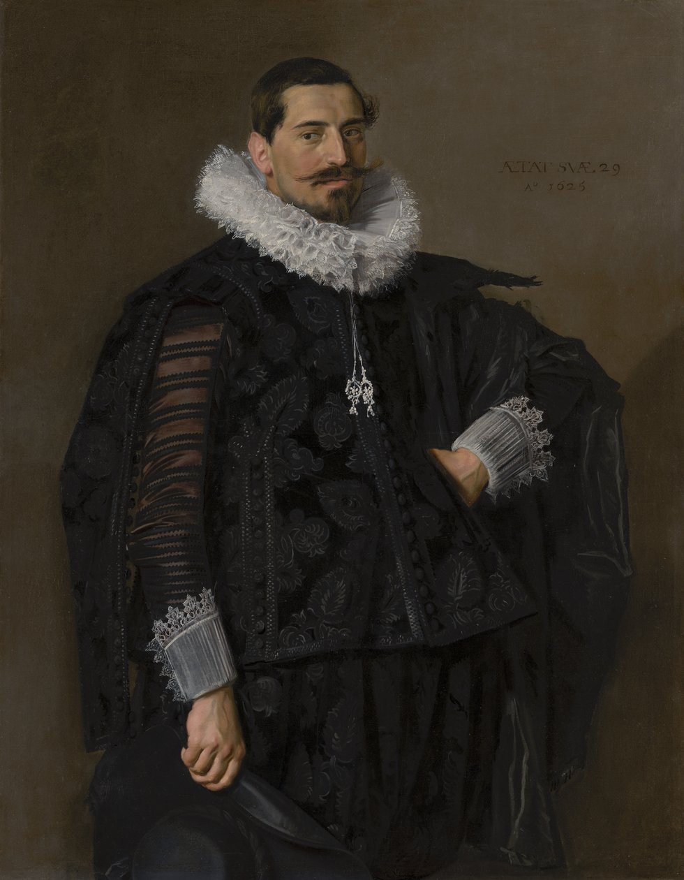 Jacob Pietersz Olycan portréja (1596-1638) alkotó: Frans Hals