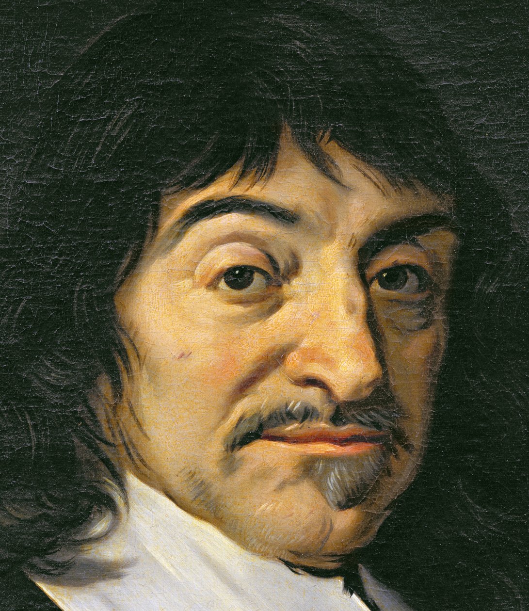 Rene Descartes (1596-1650) portréja 1649 körül (32939 részlet) alkotó: Frans Hals