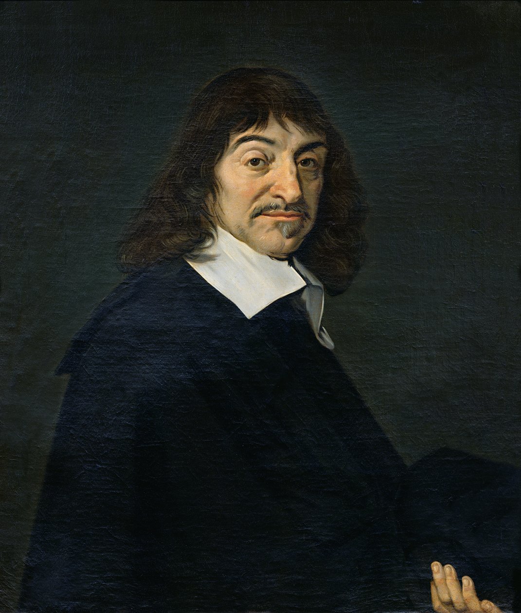 Rene Descartes (1596-1650) portréja 1649 körül alkotó: Frans Hals