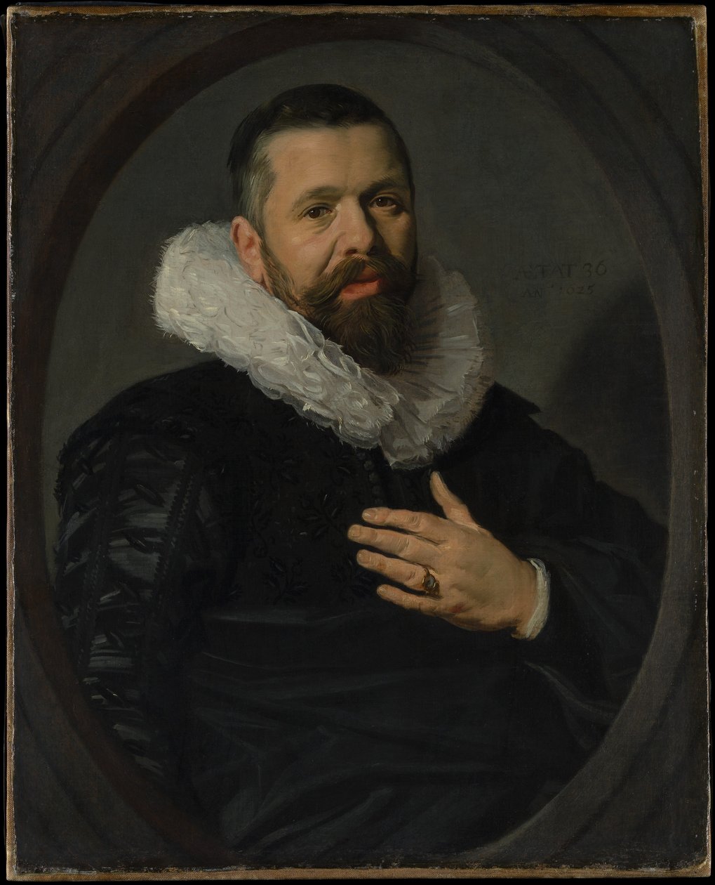 Egy szakállas férfi portréja alkotó: Frans Hals