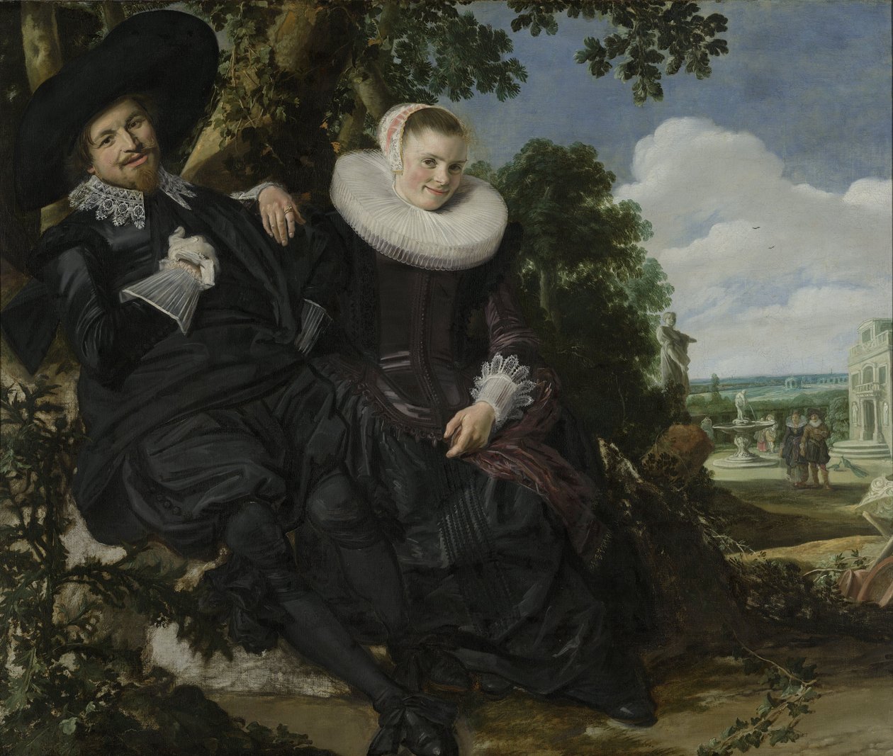 Egy pár portréja, valószínűleg Isaac Abrahamsz Massa és Beatrix van der Laen, 1622 körül (olaj, vászon) alkotó: Frans Hals
