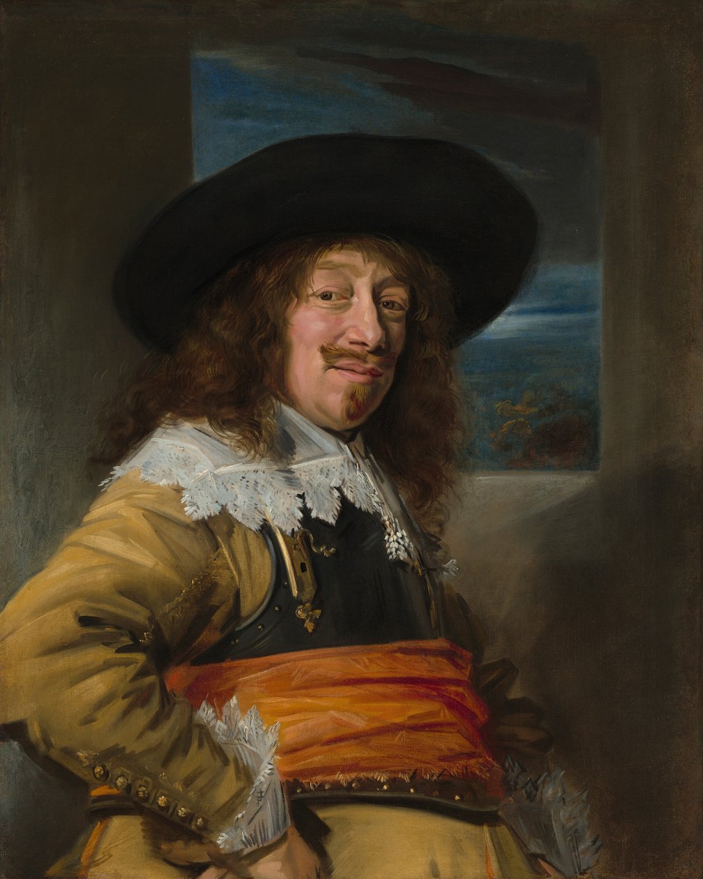 A haarlemi polgárőrség tagjának portréja alkotó: Frans Hals