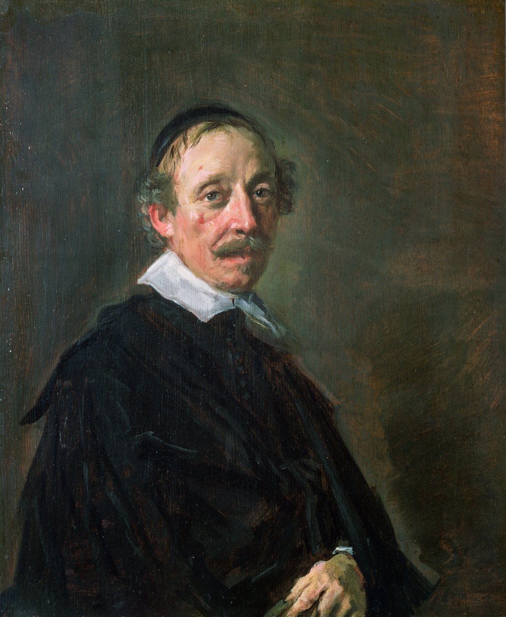 Egy prédikátor portréja, 1658-1660 körül (panel) alkotó: Frans Hals