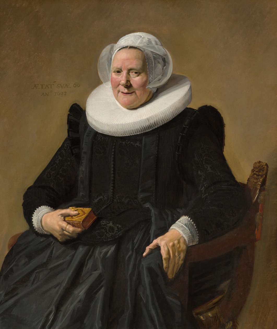 Hatvanéves nő portréja alkotó: Frans Hals