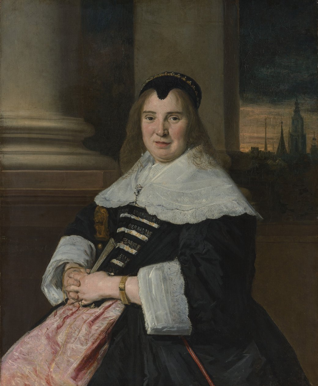 Női portré, kb. 1650, átdolgozva valószínűleg 18. század. alkotó: Frans Hals