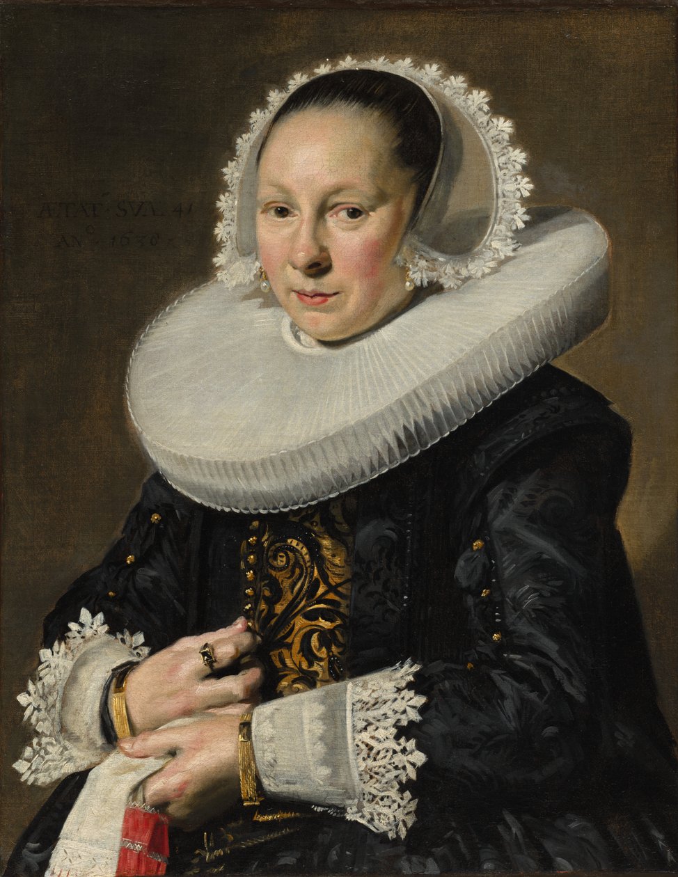 Női portré, valószínűleg Aeltje Dircksdr. Apa alkotó: Frans Hals