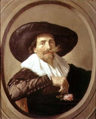 Egy férfi portréja, valószínűleg Pieter Tjark alkotó: Frans Hals