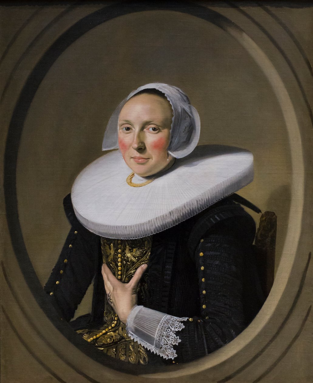 Női portré (Marie Larp ), 1635-38 körül (olaj, vászon) alkotó: Frans Hals