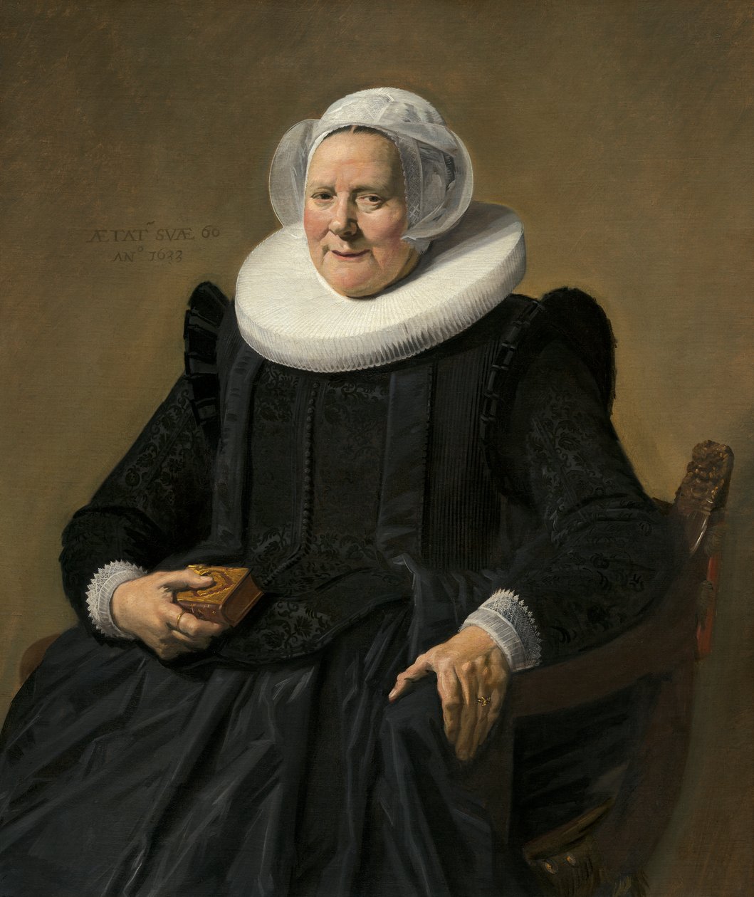 Egy idős hölgy portréja alkotó: Frans Hals
