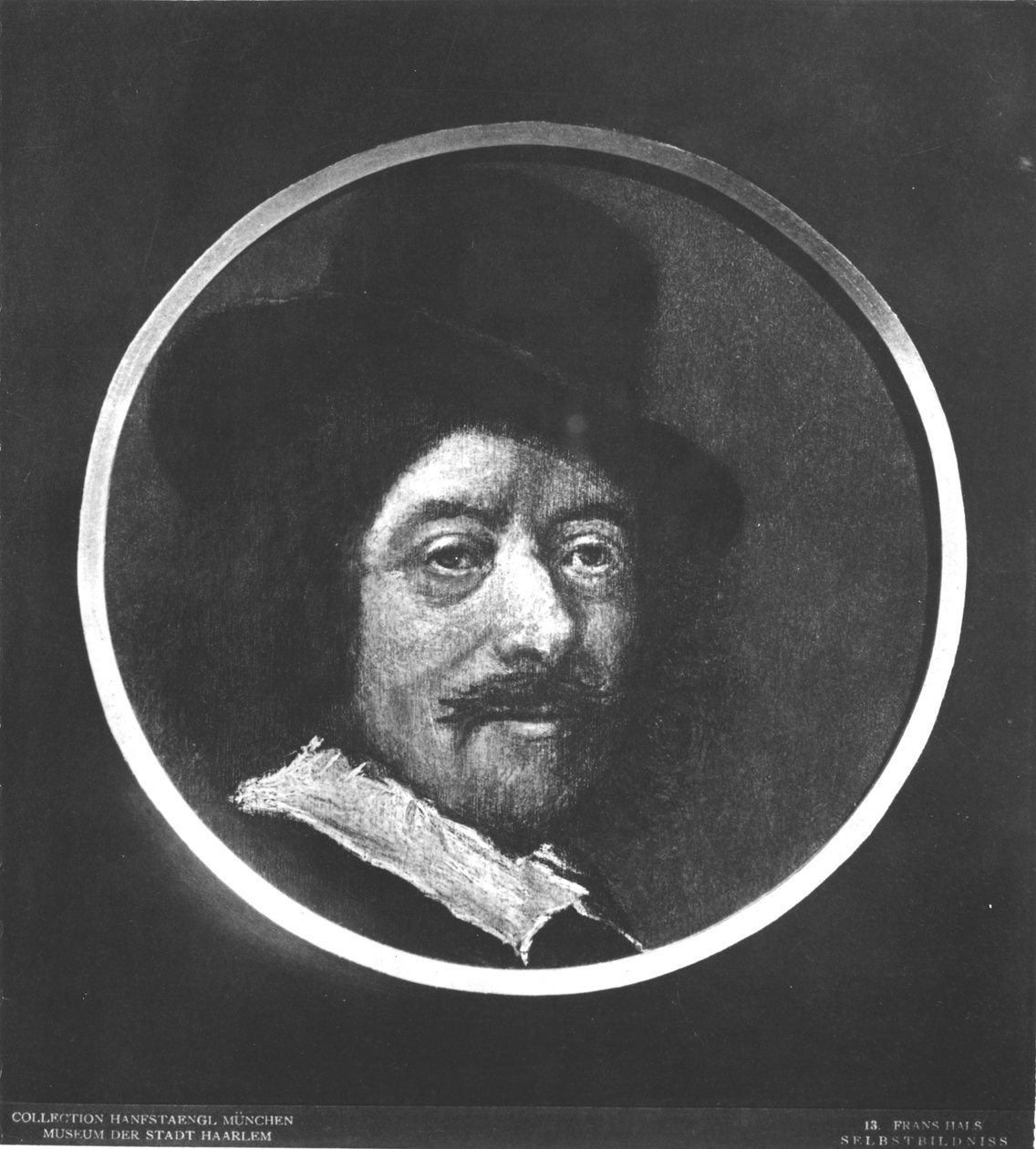 Önarckép (bw fotó) alkotó: Frans Hals