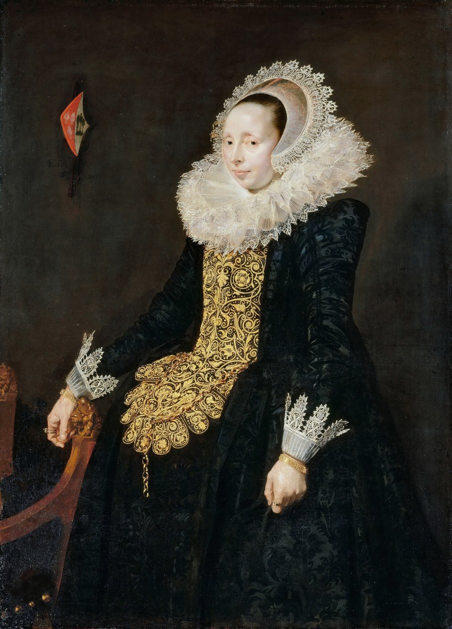 Catharina Both van der Eem portréja 1589-1666, 1620. alkotó: Frans Hals after .
