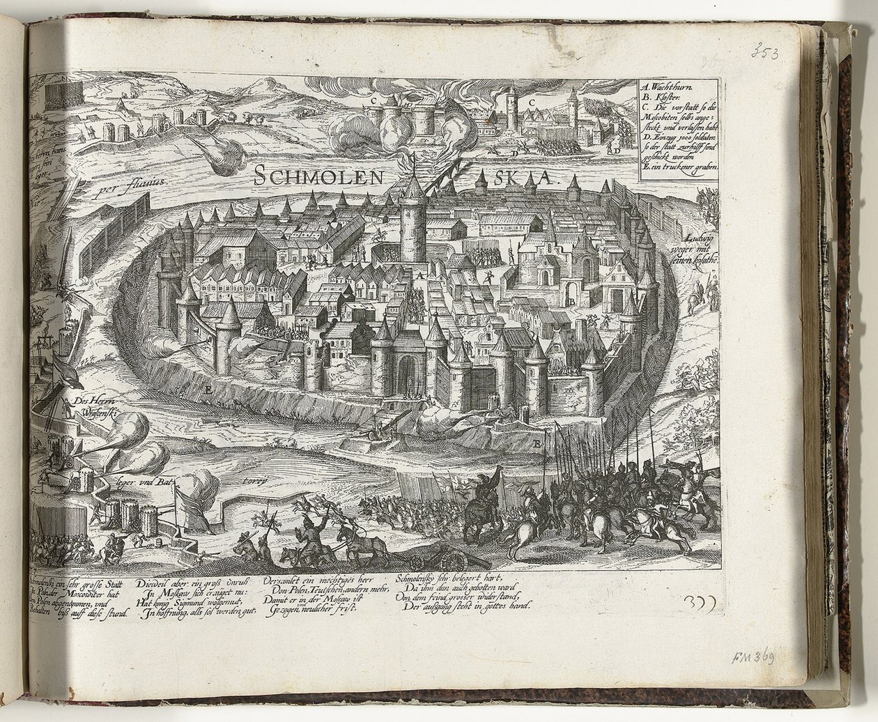 Szmolenszk ostroma, 1609-1611, 1612 alkotó: Frans Hogenberg