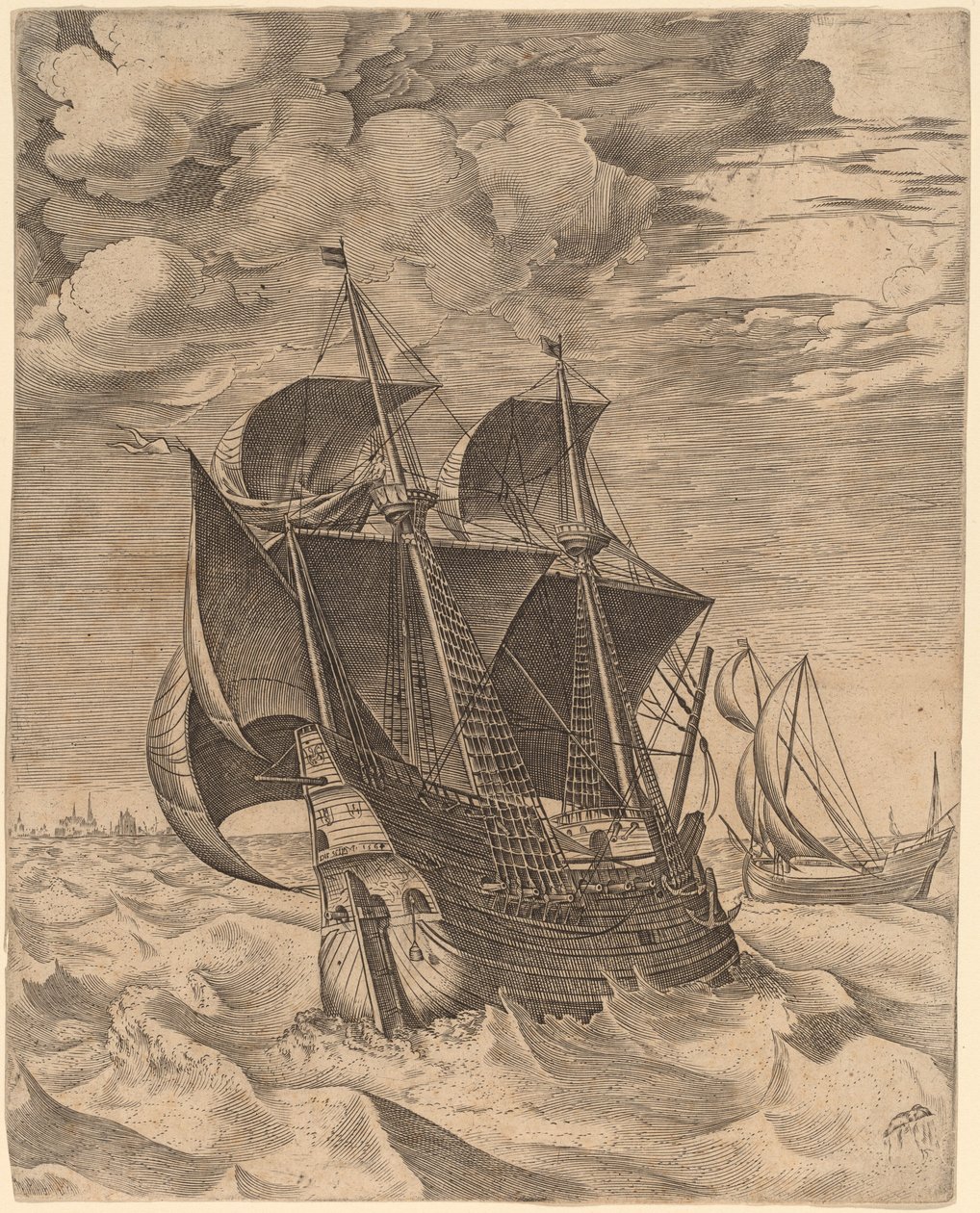 A holland Hulk és a Boeier alkotó: Frans Huys after Pieter Bruegel the Elder