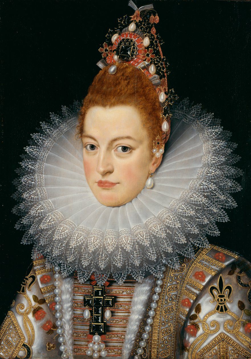 Izabella főhercegnő, 1601-20 körül (olaj, panel) alkotó: Frans II (after) Pourbus